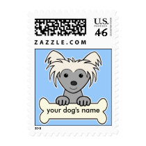 Personalized Chinese Crested Postage Stamps
