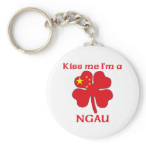 Personalized Chinese Kiss Me I'm Ngau Key Chain
