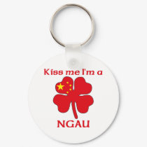 Personalized Chinese Kiss Me I'm Ngau keychains by KissMeTshirts Personalized Chinese Kiss Me I'm Ngau keychains