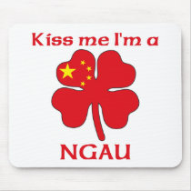 Personalized Chinese Kiss Me I'm Ngau Mouse Mats