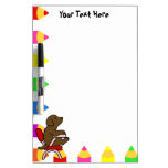 Personalized Chocolate Labrador Student 1 Dry-Erase Whiteboard