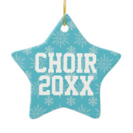 Personalized Choir Music Christmas Ornament Gift