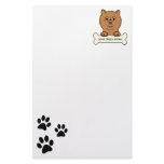 Personalized Chow Chow stationery