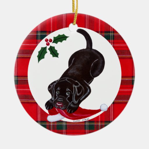 personalized christmas chocolate lab puppy christmas personalized christmas chocolate lab puppy christmas