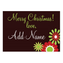 Personalized Christmas Gift Tags business cards