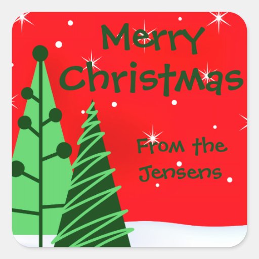 personalized christmas holiday gift tag stickers zazzle personalized christmas holiday gift tag stickers zazzle