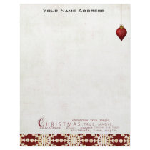 personalized Christmas letterhead