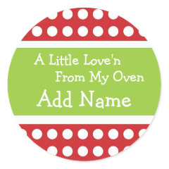 Personalized Christmas Love'n Sticker