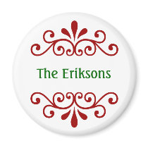 Personalized Christmas Magnet