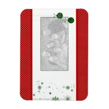 Personalized Christmas Ornaments Photo Vinyl Magnets