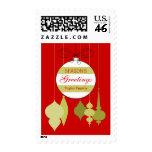 Personalized Christmas Ornaments Postage Stamps