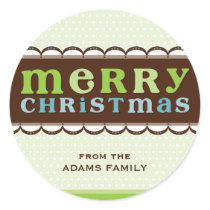 PERSONALIZED CHRISTMAS STICKER :: candyfloss 3 by holidayboutique PERSONALIZED CHRISTMAS STICKER :: candyfloss 3