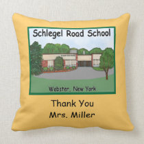 Personalized Class Pillow - Schlegel Road