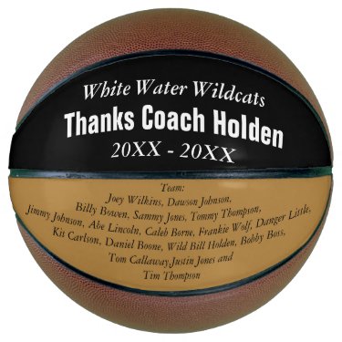 Personalize a regulation basketball with your message.
