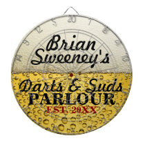 Personalized Cold Brew dartboards