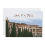 Personalized Colosseum Rome Italy Save the Date Personalized Announcement