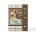 Personalized Congratulations Baby Card