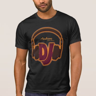 personalized cool DJ tee