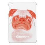 Personalized Coral Orange Grumpy Puggy ipad mini cases