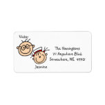 funny, cute, stick figures, boy, girl, man, lady,