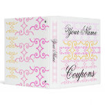 Personalized Coupon Binder Organizer