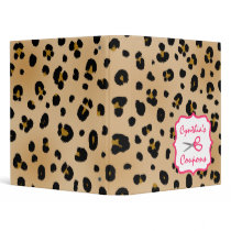 Personalized Coupon Organizer - Leopard Binders