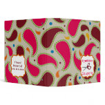 Personalized Coupon Organizer - Paisley binders