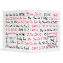 Personalized Coupon Organizer - Pink &amp; Black Vinyl Binder