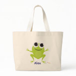 Personalized Creating My Best Life Frog Design Bag