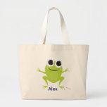 Personalized Creating My Best Life Frog Design Bag