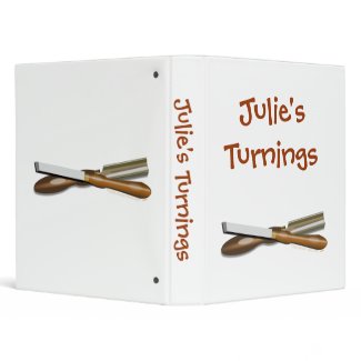 Custom Name Woodturning Tools Binder