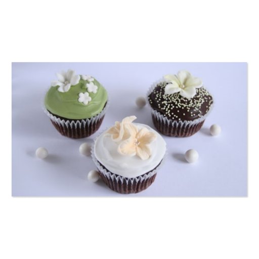 Personalized Cupcake Business Cards (back side)