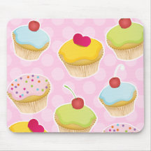 Personalized Cupcakes Mousepads