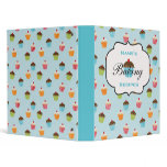 Personalized Cupcakes Recipe Binder
