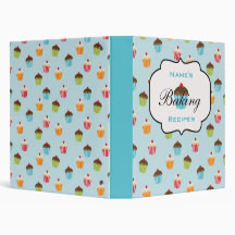 Personalized Cupcakes Recipe Binder