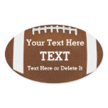 Personalized Custom Football Stickers Your TEXT