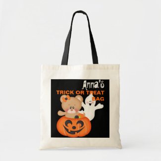Personalized Custom Halloween Trick or Treat Bag
