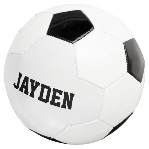 Personalized custom name soccer ball for kids Zazzle