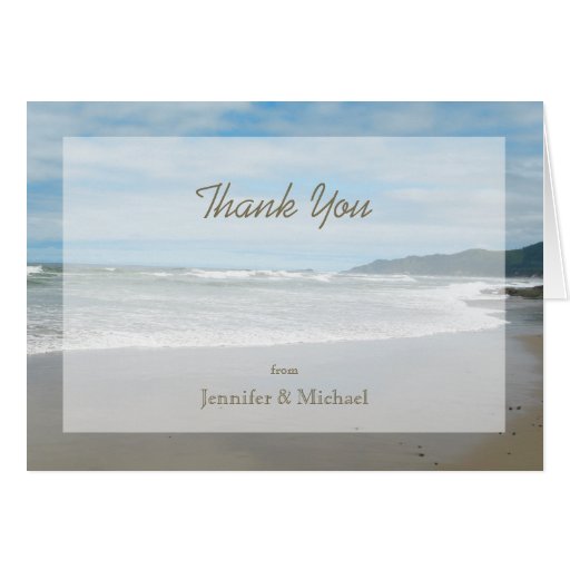 Personalized Custom Thank You Note Card Zazzle