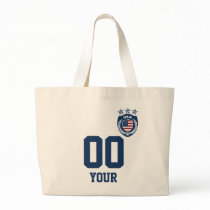 Personalized & Customized USA Sport Jersey Canvas Bag
