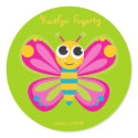 Personalized Cute Butterfly Stickers