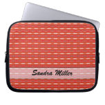 Personalized cute red pattern laptop sleeves