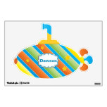 Personalized Cute Submarine Baby Boy Wall Decal wall decals