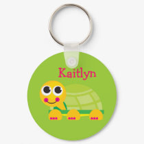 Personalized Cute Turtle Keychain for kids by creatingmybestlife Personalized Cute Turtle Keychain for kids