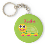 Personalized Cute Turtle Keychain for kids