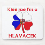 Personalized Czech Kiss Me I'm Hlavacek Mouse Pads