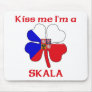 Personalized Czech Kiss Me I'm Skala Mouse Pad