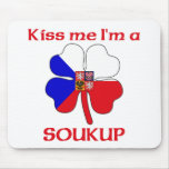 Personalized Czech Kiss Me I'm Soukup Mouse Mats