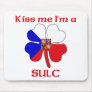 Personalized Czech Kiss Me I'm Sulc Mouse Mat