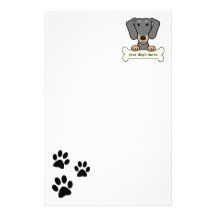 Personalized Dachshund Customized Stationery